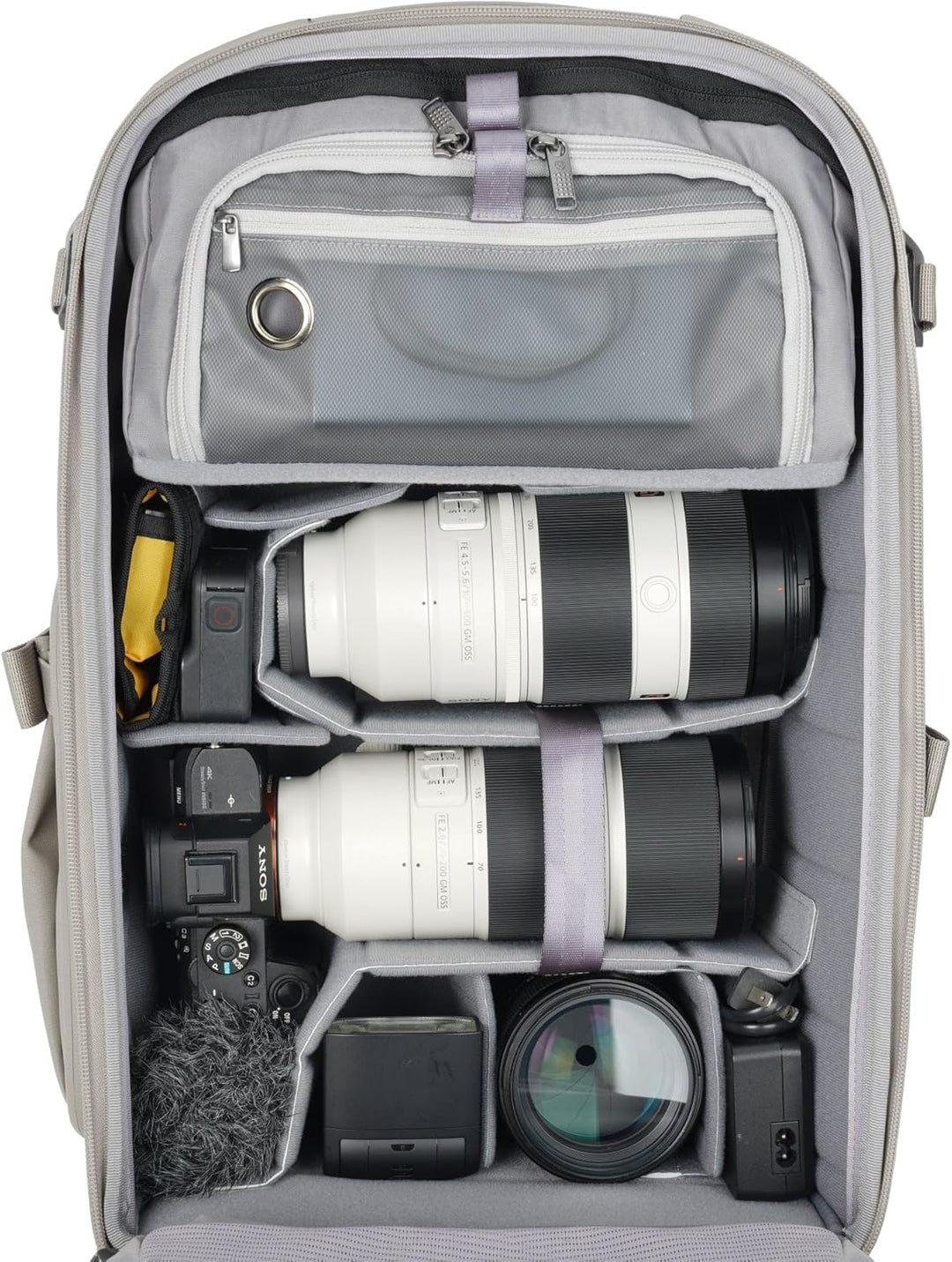 Vanguard Veo Metro B30L cm Fotorucksack für Kamera Objektive, 16 Zoll Laptop und Tablet, Creme