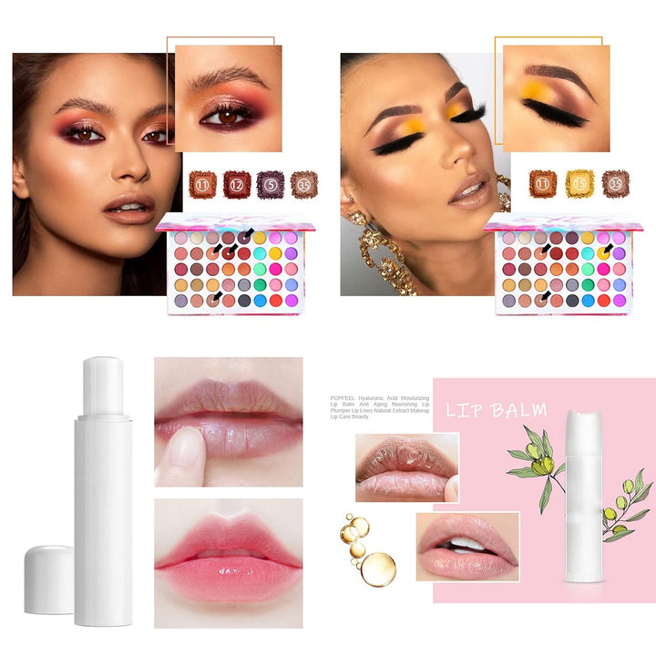 CHSEEO 34 Stück Mehrzweck Make-up-Set All-in-One Make-up-Geschenkset Kosmetik-Palette Starter Kit Li