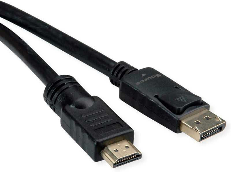 ROLINE DisplayPort Kabel DP - UHDTV, ST/ST, schwarz, 10 m, 10 m