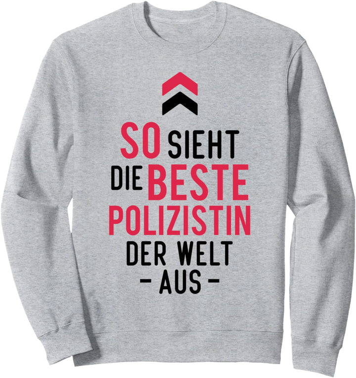 Polizistin Polizeibeamtin Polizei Polizeirevier Kommissarin Sweatshirt