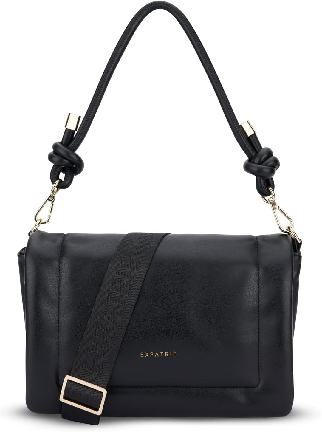 Expatrié Umhängetasche Damen - Zoe Medium - Stylische Handtasche aus Veganem Leder - Elegante Crossb