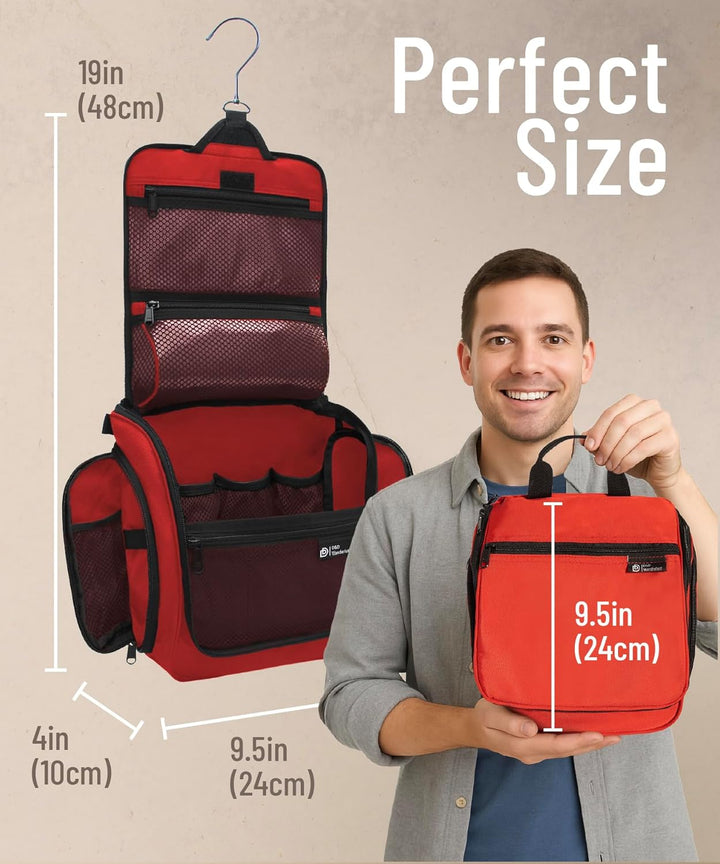 D&D - Kulturbeutel zum Aufhängen – Designer-Reise-Organizer für Make-up und Toilettenartikel für Dam