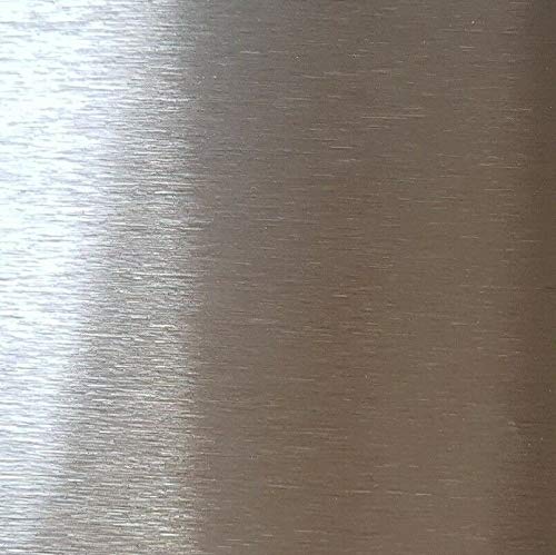 Edelstahl-Blech, Edelstahl k240 geschliffen 0,8 mm stark, magnetisch, Blechstreifen, 1500 x 250 mm F