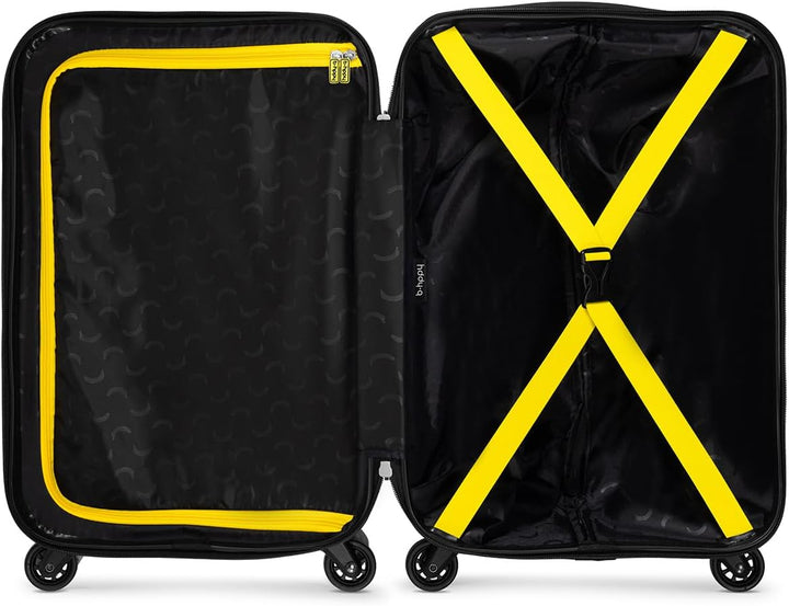 Handgepäck Koffer mit 4 Rollen 53x35x20cm - Hartschalen Kabinentrolley - Zahlenschloss - 33L - Two i