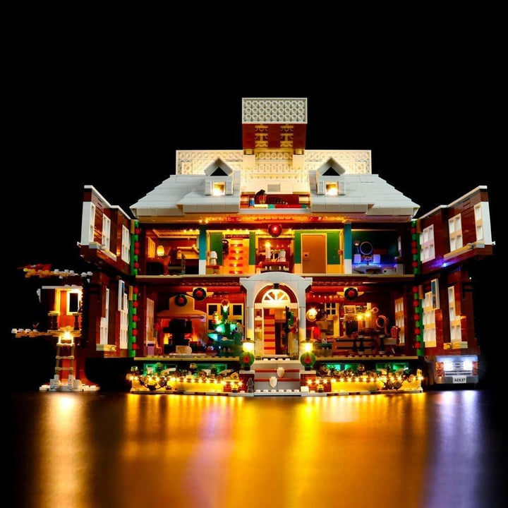 Led Licht Set für Lego Home Alone, Fernbedienung Dekorationsbeleuchtungsset für Lego 21330 Exklusive