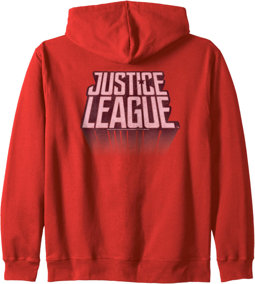 Justice League Movie Logo Distressed Kapuzenjacke