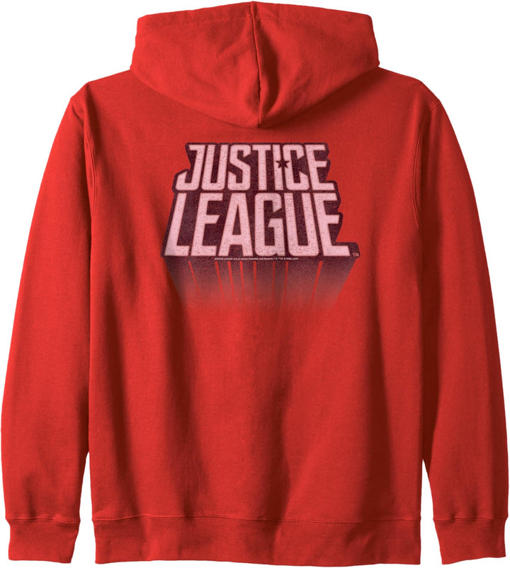 Justice League Movie Logo Distressed Kapuzenjacke