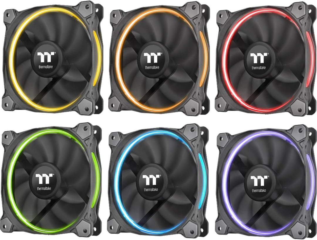 Thermaltake Riing 14 RGB mit Software 3er Set LED Gehäuselüfter