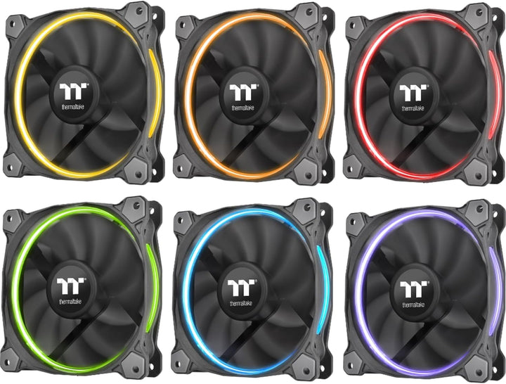 Thermaltake Riing 14 RGB mit Software 3er Set LED Gehäuselüfter