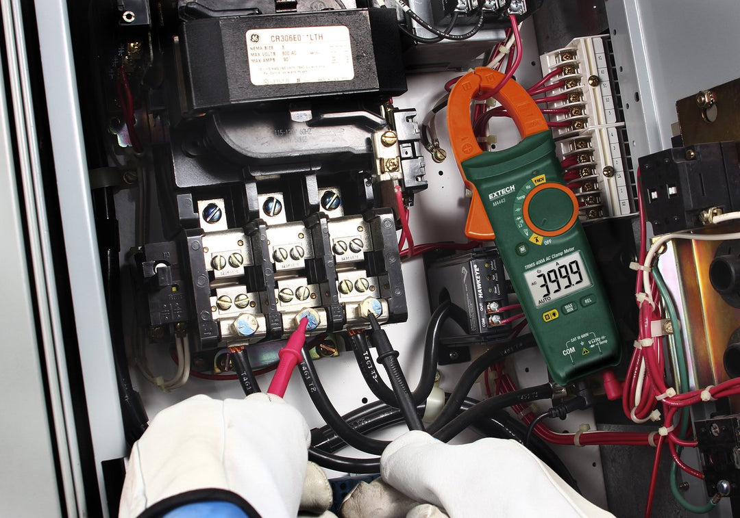 Extech MA443 Hand-Multimeter, Stromzange digital CAT III 600V Anzeige (Counts): 4000