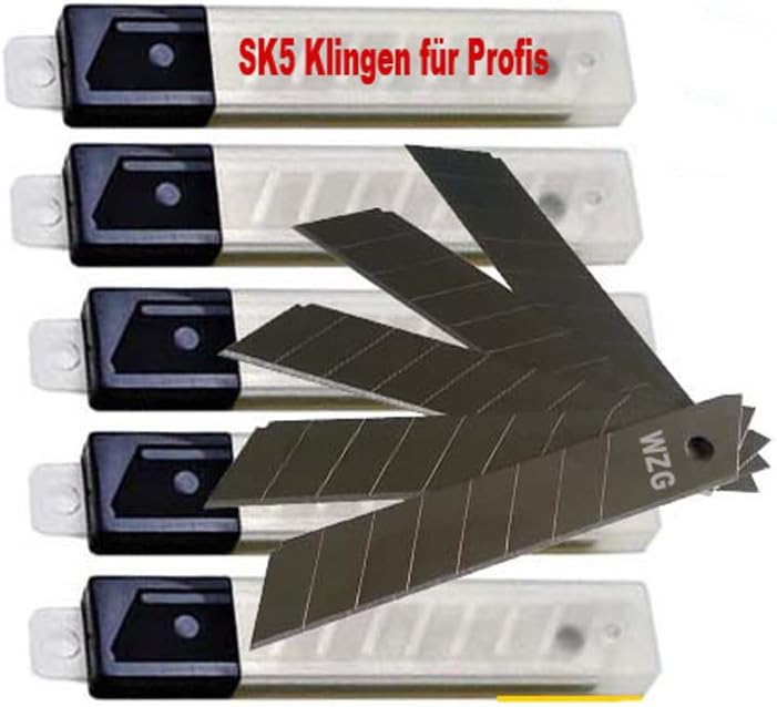 100 St SK5 Profi Cuttermesserklingen Abbrechklingen Cuttermesser 18 mm