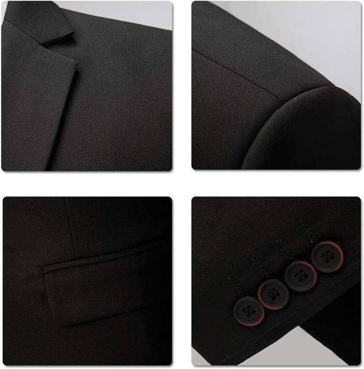 Allthemen Anzug Herren Anzug Slim Fit 3 Teilig Herrenanzug 3-Teilig Anzüge Herren Modern Sakko für B