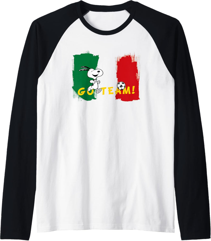 Peanuts Go Italy Raglan