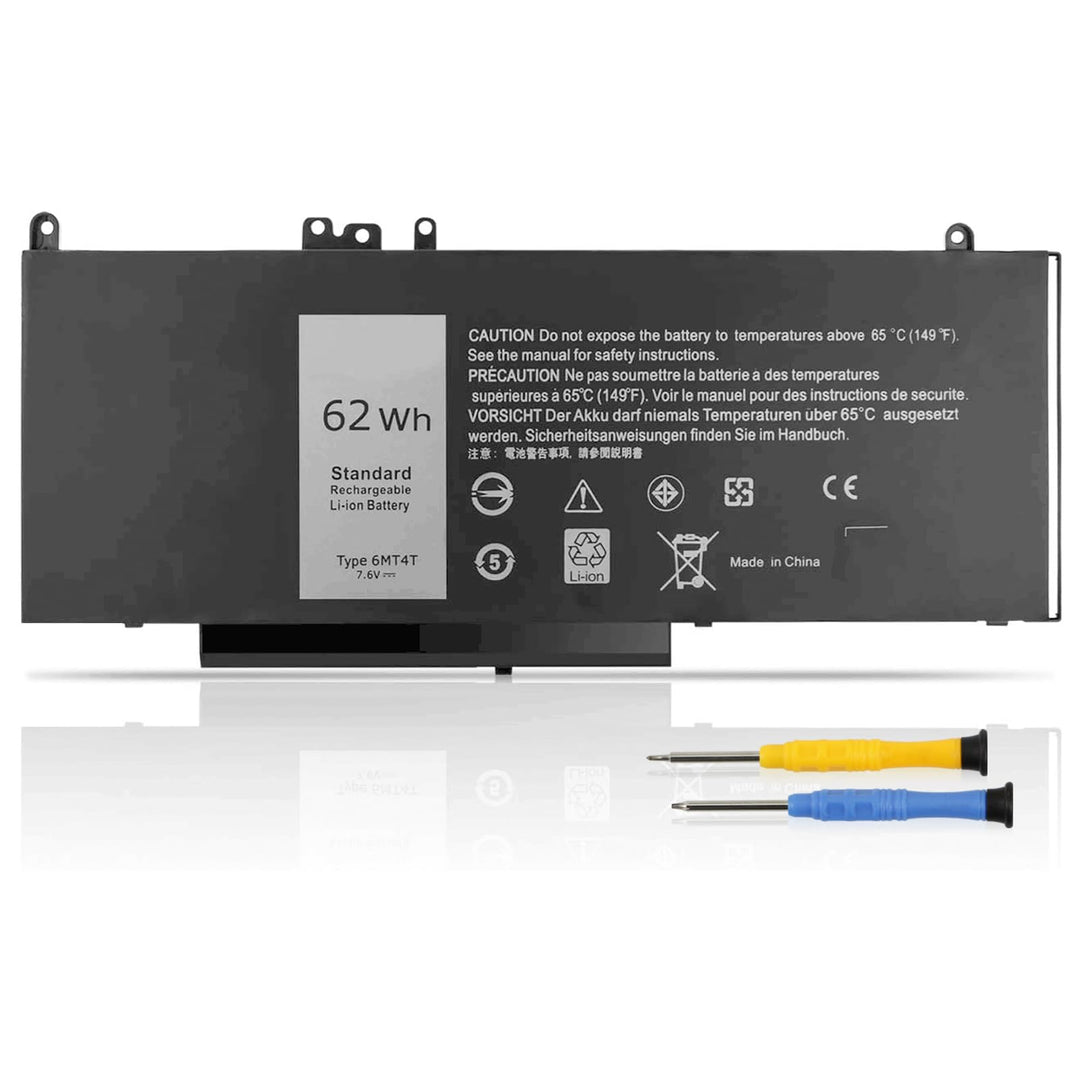 K KYUER 62WH 6MT4T Laptop Akku für Dell Latitude E5470 E5570 E5270 Precision 15 3510 Mobile Workstat