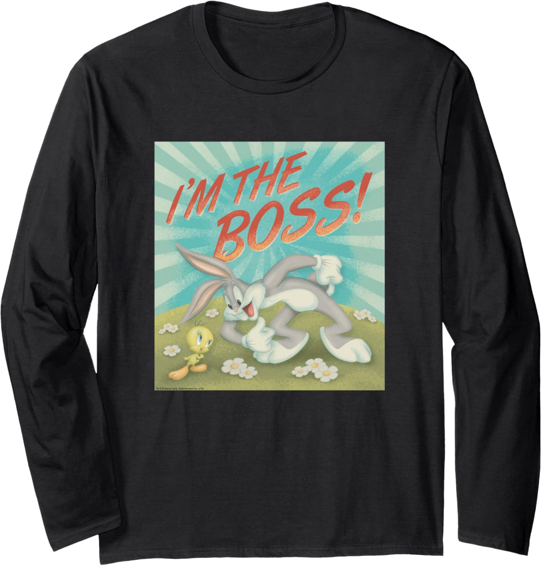 Looney Tunes Bugs Bunny I'm the Boss Langarmshirt
