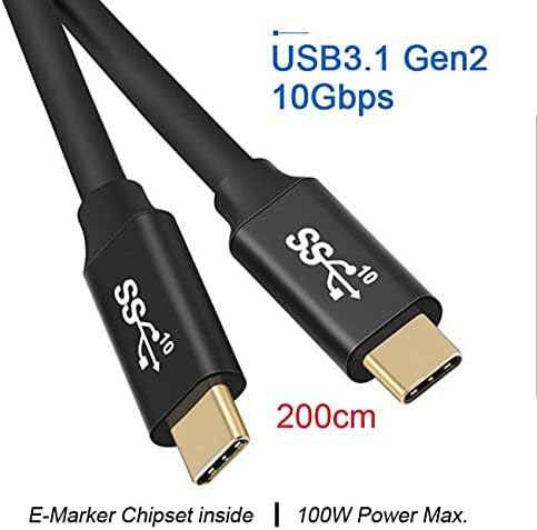 100W 10Gbps Cable & USB-C Type C Female Source to Mini Displayport DP Sink HDTV & PD Power Adapter 4