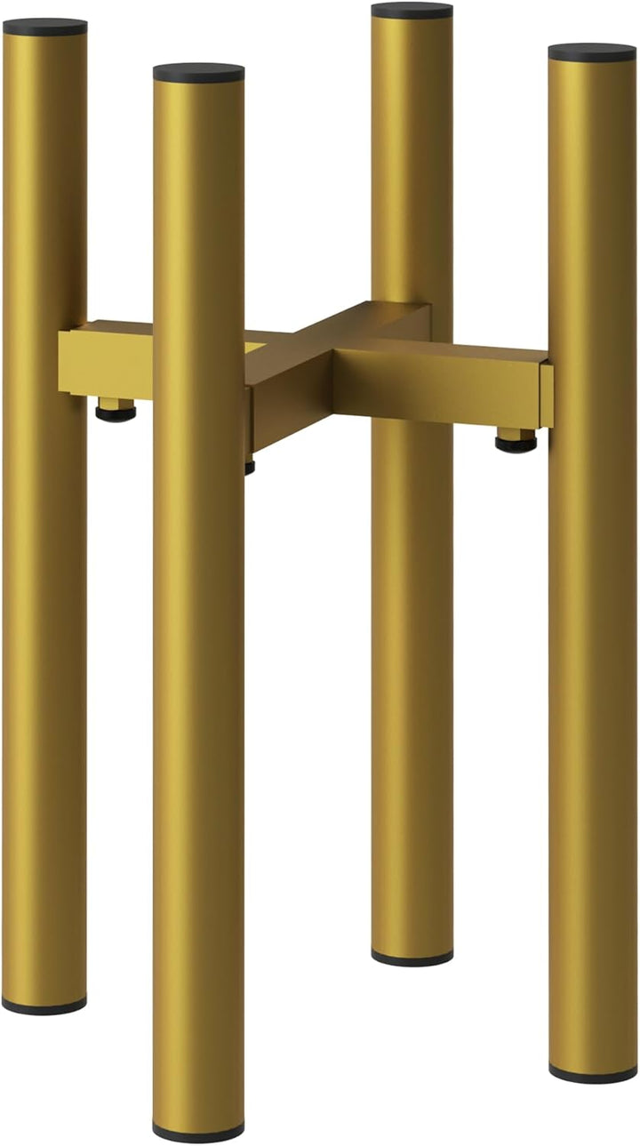 DanDiBo Verstellbarer Pflanzenständer Gold Metall 30 cm Blumenständer 96474 Blumenhocker Verstellbar