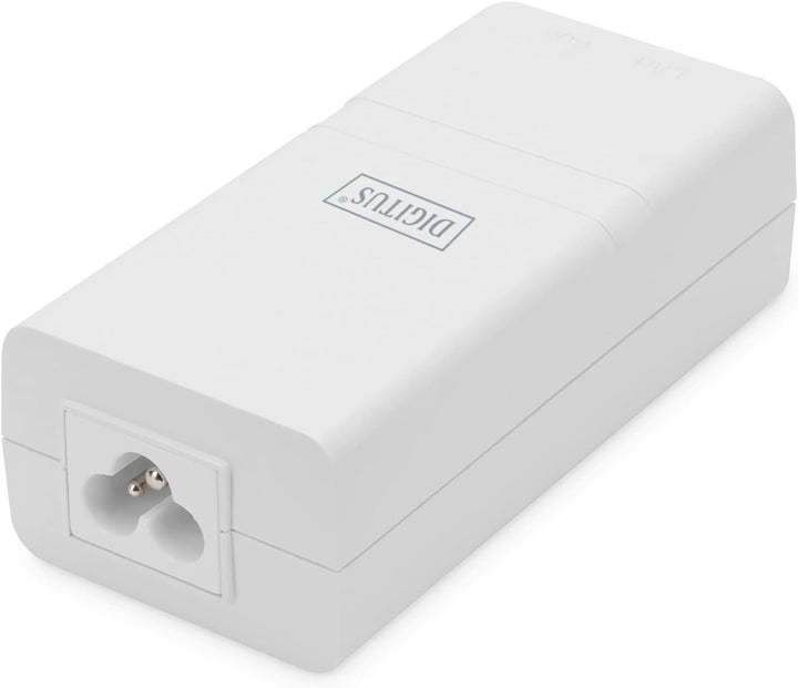 DIGITUS Gigabit Ethernet PoE Injektor - Active Midspan - PoE Standard 802.3at -30 W PoE-Budget - IP4