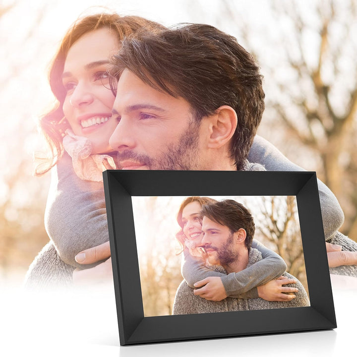 Frameo 8 Zoll WiFi Digitaler Bilderrahmen, 1280x800IPS Touchscreen, Teilen von Fotos oder Videos übe