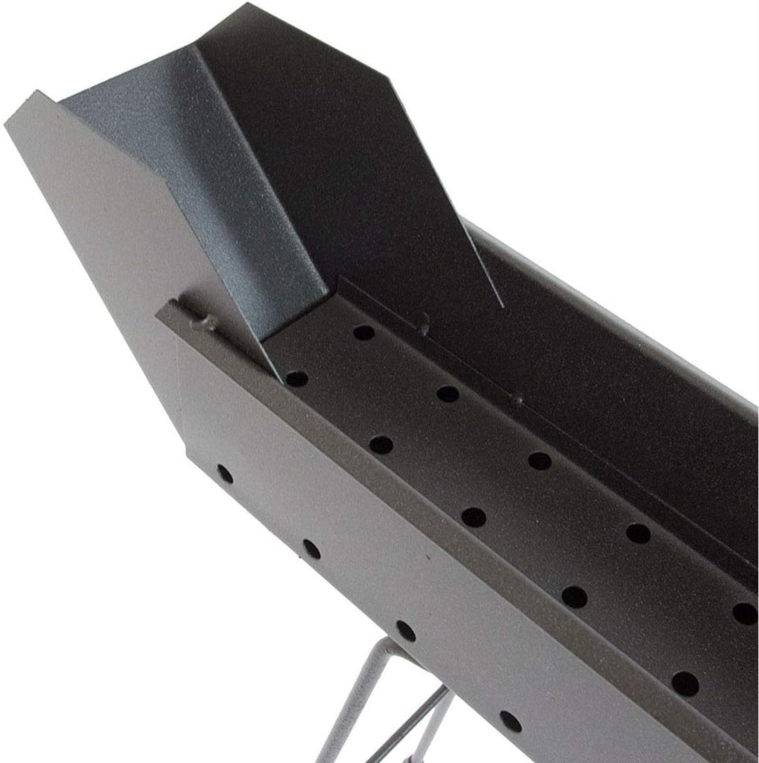 CRUCCOLINI BA12 Grill Drehspiess mit Kohle, Schwarz, 50 x 13 x 43 cm