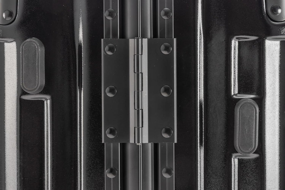 Travelhouse London Koffer Schwarz S-55cm, M-65cm, L-77cm · 3er-Set · Alu Rahmen · Polykarbonat Harts