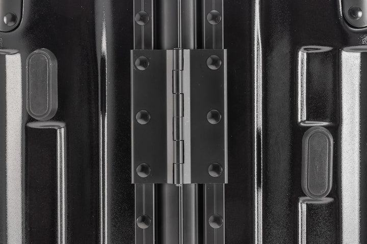 Travelhouse London Koffer Schwarz S-55cm, M-65cm, L-77cm · 3er-Set · Alu Rahmen · Polykarbonat Harts