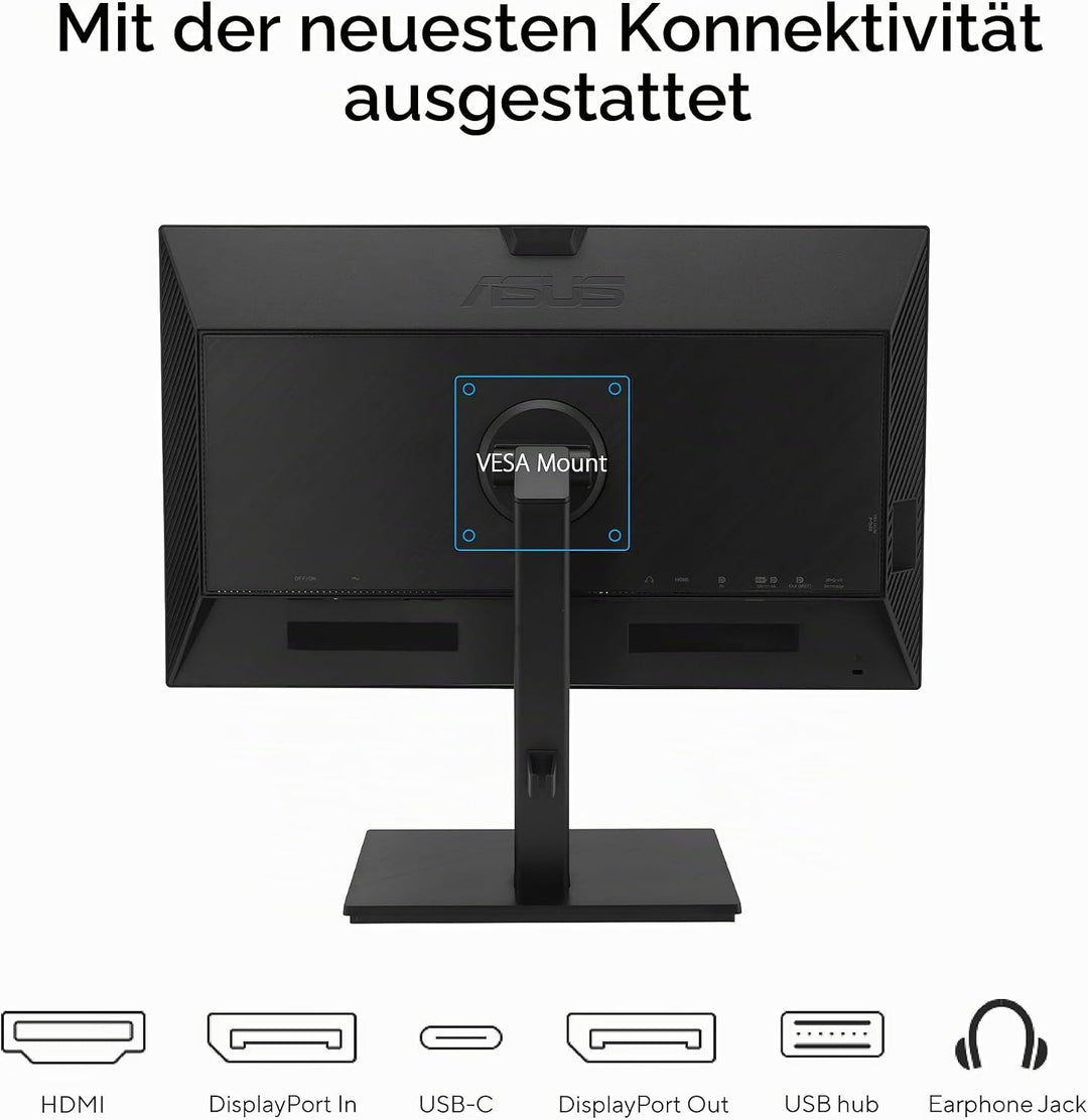ASUS Business BE24ECSBT - 24 Zoll Full HD Monitor - 16:9 IPS Panel, 1920x1080-10-Punkt Multi-Touch,