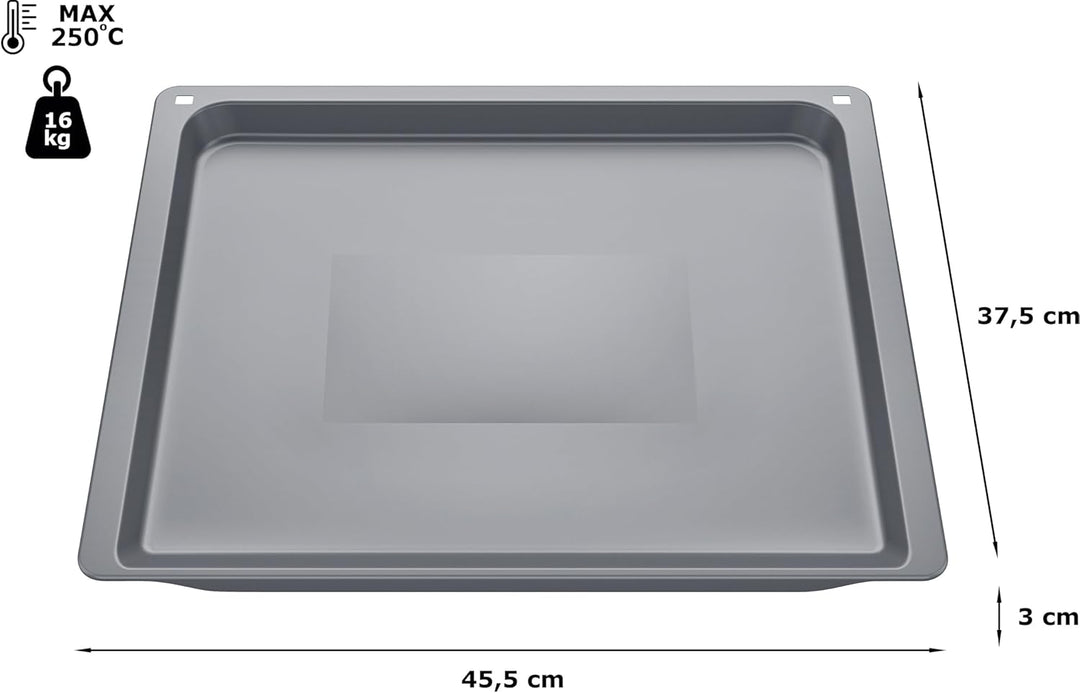 Neff Z11AB15A0 Backblech Backofen-Kochfeld-Kombination, 45.5 x 3 x 37.5 cm Single, Single