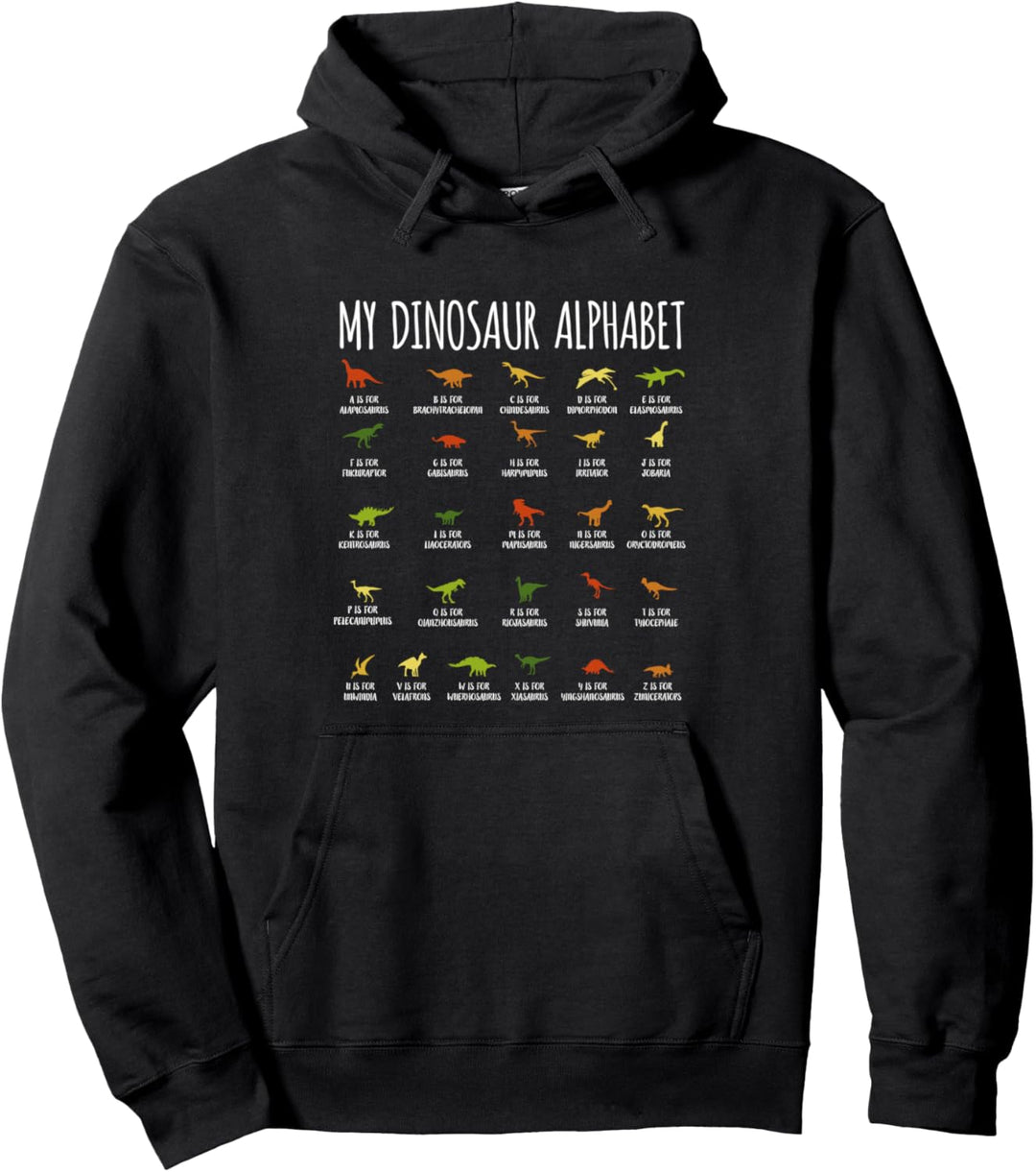 My Dinosaur Alphabet Dino Pullover Hoodie