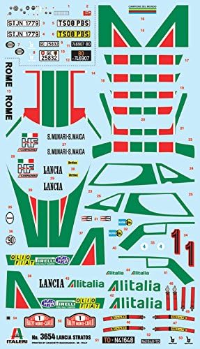 Italeri 3654 FIAT 1:24 Lancia Stratos