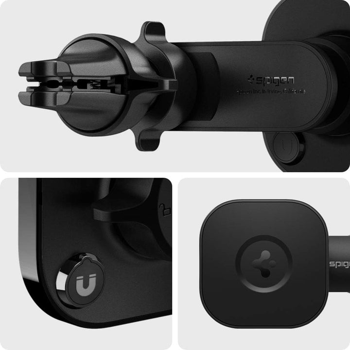 Spigen OneTap Magfit Handyhalterung für Magsafe Autohalterung Lüftung KFZ, Magnetische Handyhalter A