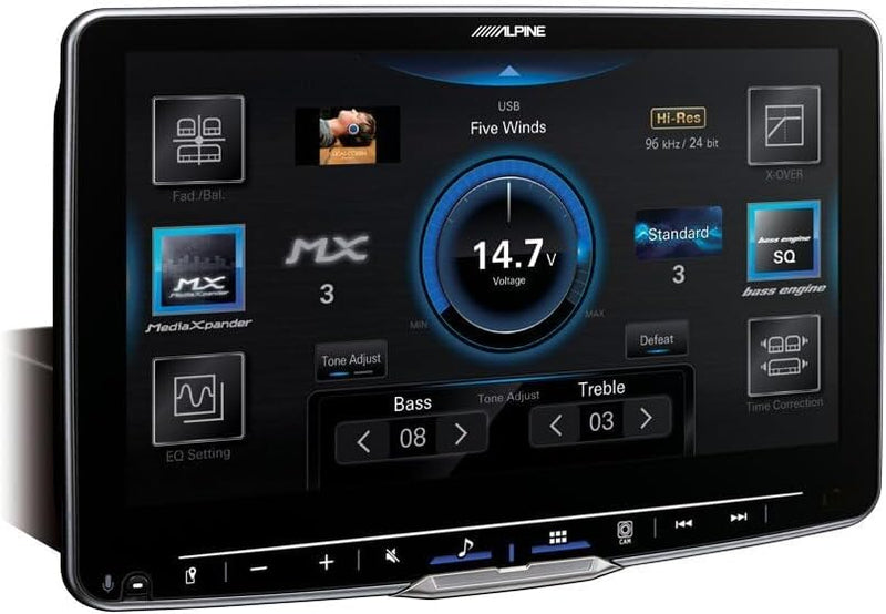 Alpine iLX-F905D | Autoradio mit 9-Zoll Touchscreen, DAB+, 1-DIN-Einbaugehäuse, Apple CarPlay Wirele