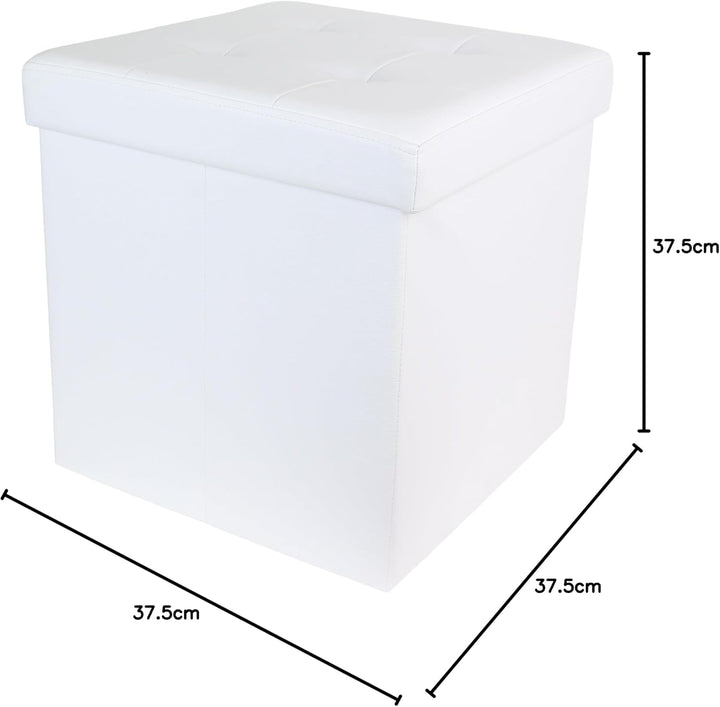 Home Deco Factory Aufbewahrungskiste, Weiss, One Size, Weiss