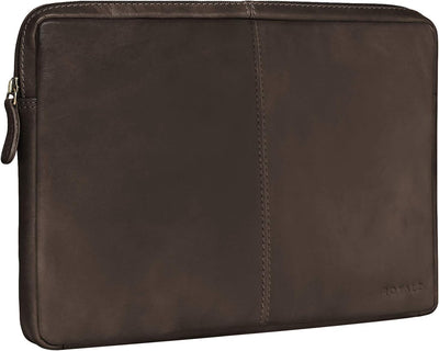 ROYALZ Ledertasche für Microsoft Surface Pro 7 und Pro 6 Tasche Leder Hülle 12,3 Zoll Vintage Lederh