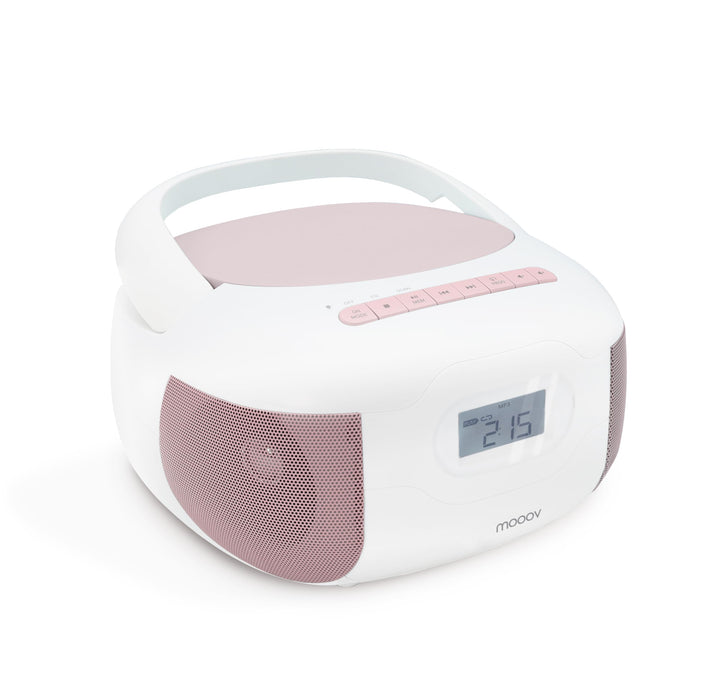 CD Player Radio Eden Bluetooth, MP3 mit USB-Anschluss, Micro-SD-Karte - Rosa - Metronic 477185