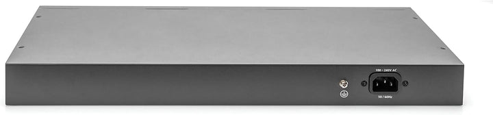 DIGITUS Gigabit Ethernet Netzwerk-Switch - 19 Zoll - 24 Ports - 4 x Uplink (SFP/RJ45) - Layer 2 Mana