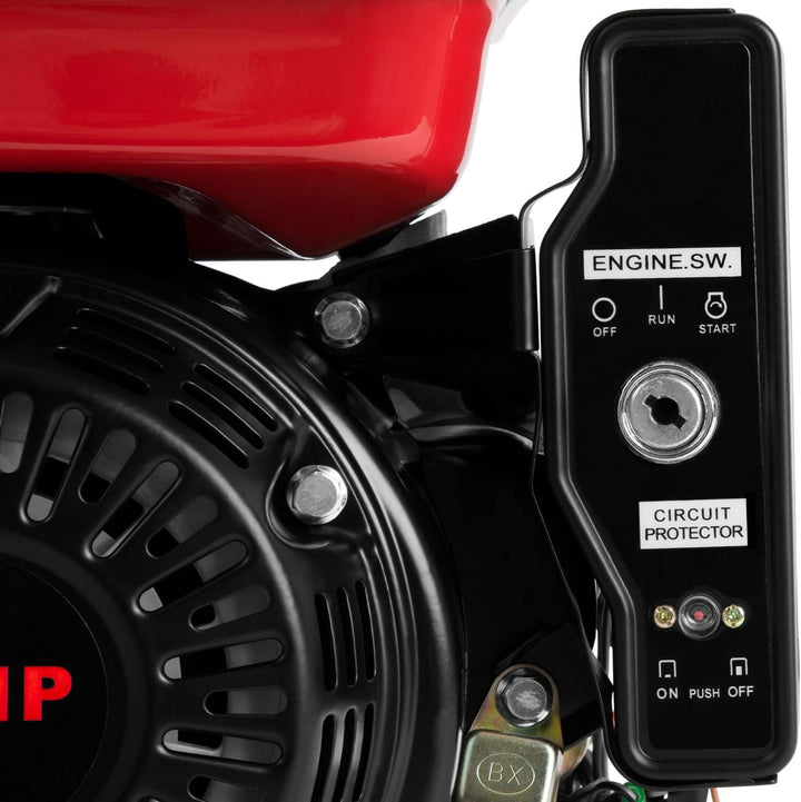EBERTH 6,5 PS 4,8 kW Benzinmotor Standmotor Kartmotor Antriebsmotor mit Ölbadkupplung, 20 mm Ø Welle