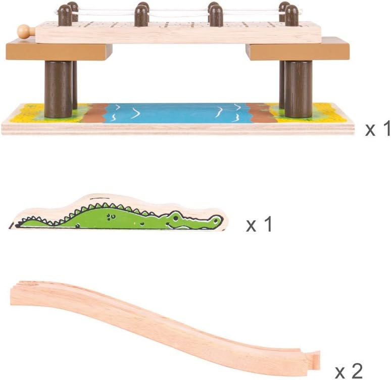 Bigjigs Rail Safari Seilbrücke
