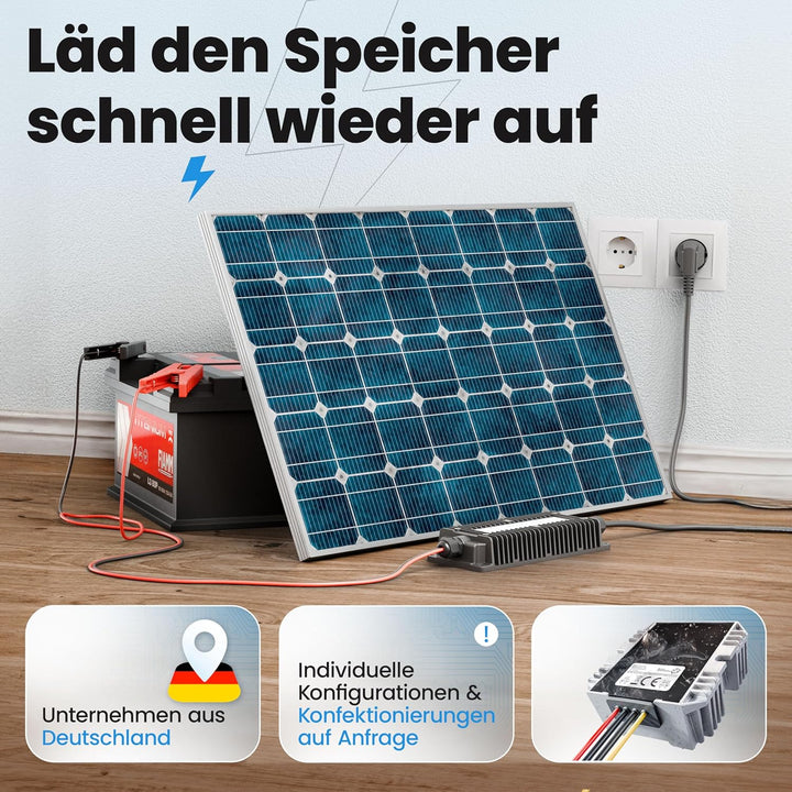 24V Batterie-Ladegerät LiFePO4 29,2V 10A 300W | Optimiert für Lithium-Eisenphosphat-Akku | Auto-Batt