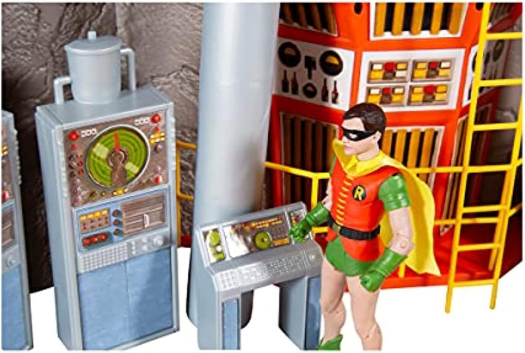 McFarlane Retro Playset Batman 66 Batcave, 15730, Mehrfarbig