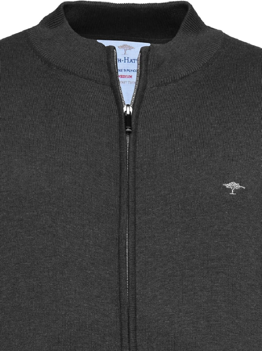 FYNCH-HATTON Herren Cardigan-Zip Strickjacke M Blau (Navy 690), M Blau (Navy 690)