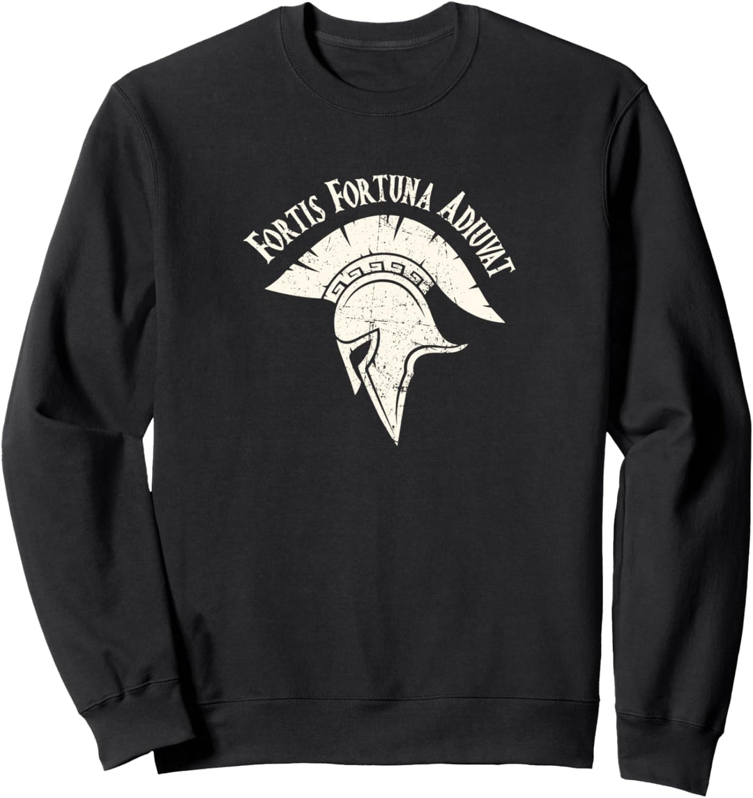 Fortis Fortuna Adiuvat Fortune begünstigt Tätowierung Sweatshirt