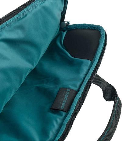 Tucano Smilza Slim Laptoptasche, kompatibel mit Laptop und MacBook Pro/Air, Nylon, abnehmbarer Schul