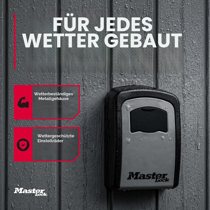Master Lock 5420D Set Ihre eigene Kombination Wandbefestigung 5 Key Capacity schwarz, Wandbefestigun