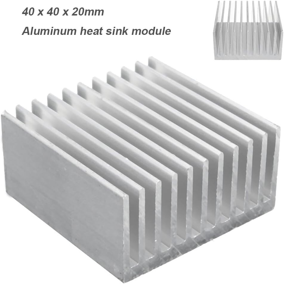 Aluminium-Chipsatz Kühlkörper Kühlkörper Kühlkörper Kühlflosse Silber für CPU LED Power Active Kompo
