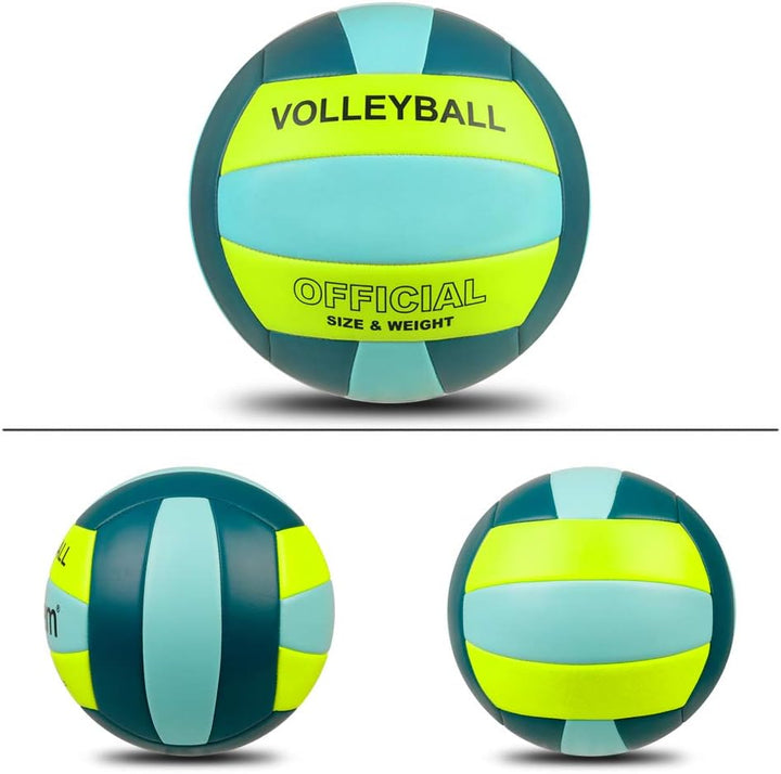 Volleyball Grösse 5 PU Leder Weich Indoor Outdoor Volleybälle Sport Training Spiel Spielball für Anf