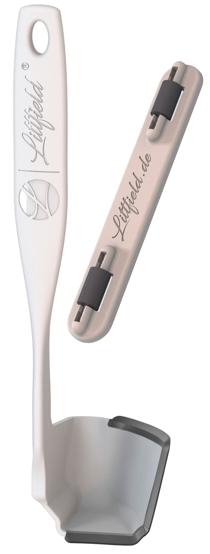 Littfield Drehkellenspatel & Roller-Slide - Thermomix Zubehör Set TM6 & TM5 - Spatel und Gleitbrett