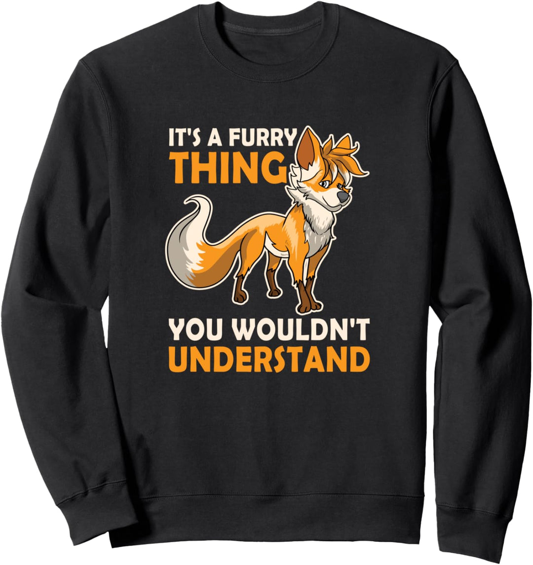 Furry Fandom Fursuit - Furries Fursona Furry Fandom Sweatshirt