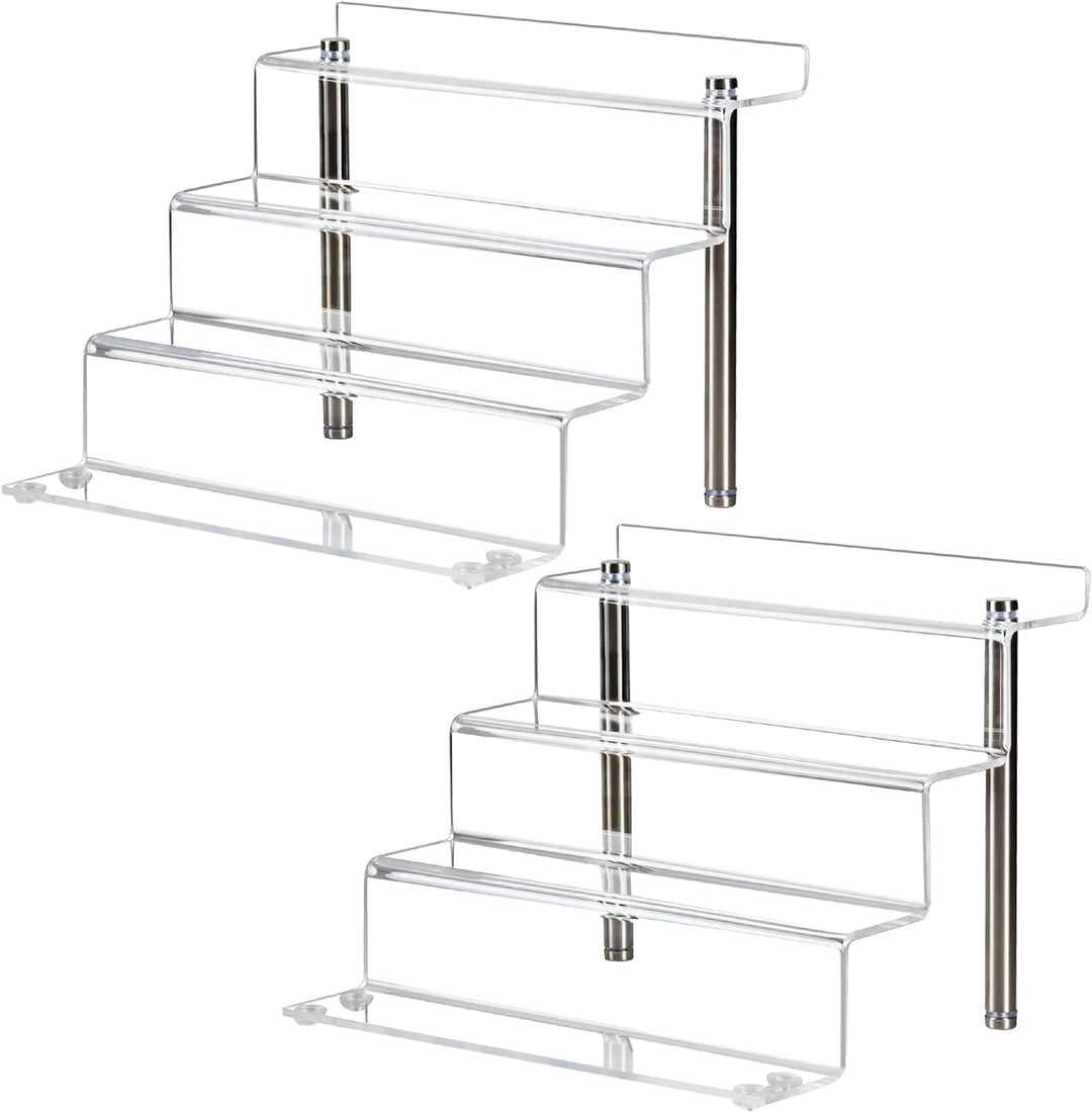 LileZbox Acryl-Display-Riser-Regal für Pops-Figuren, klarer kleiner 4-Stufen-Display-Ständer zum Prä