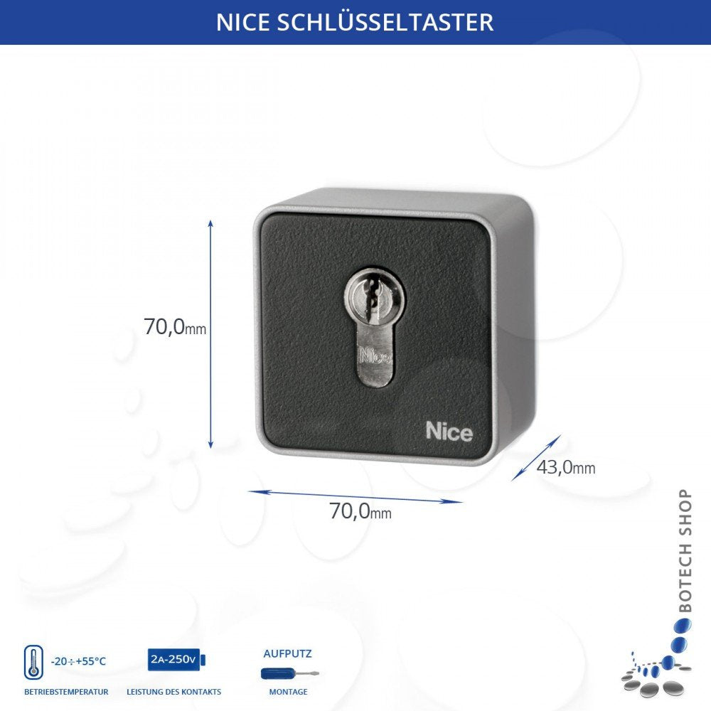Schlüsseltaster NICE EKSIEU (Unterputz)